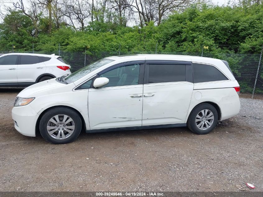 2015 Honda Odyssey Ex-L VIN: 5FNRL5H64FB037650 Lot: 39249646