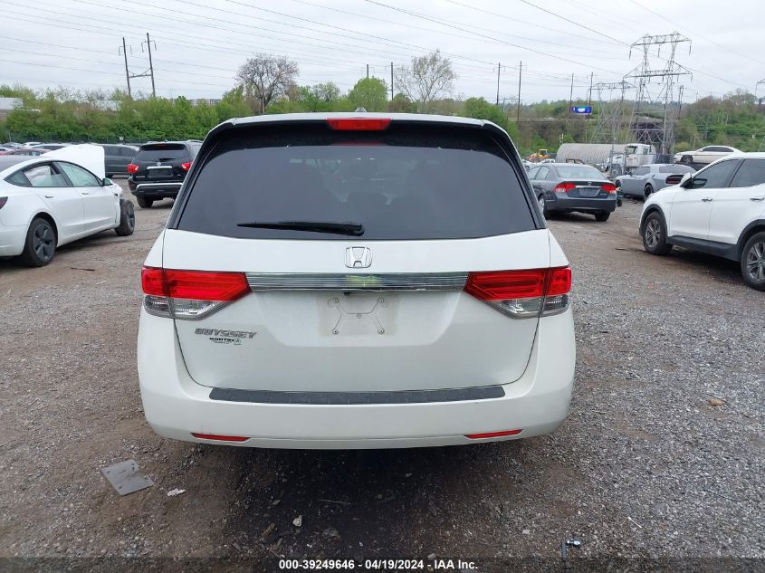 2015 Honda Odyssey Ex-L VIN: 5FNRL5H64FB037650 Lot: 39249646