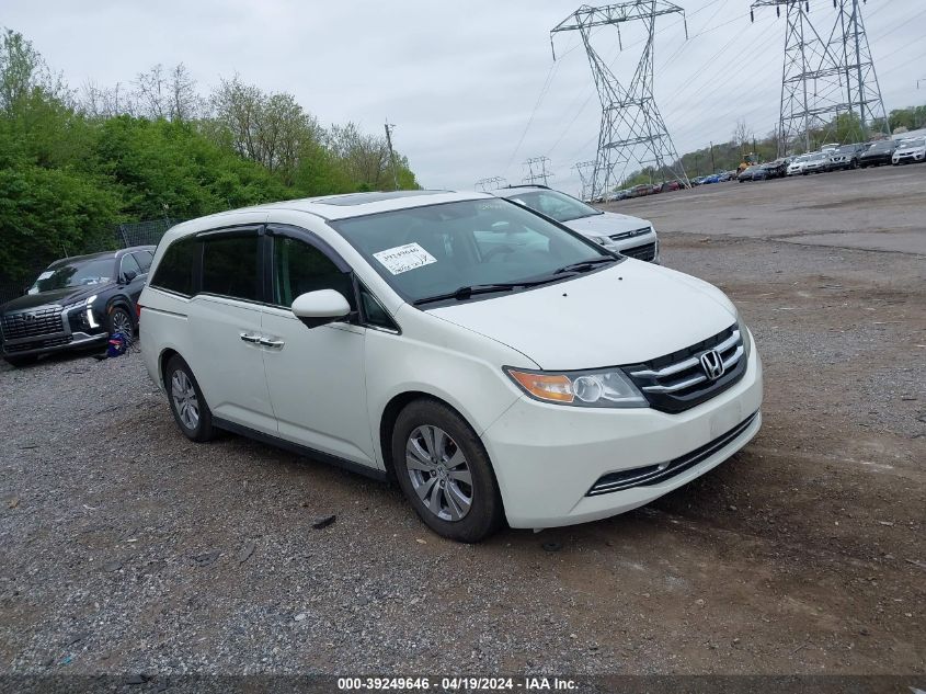 2015 Honda Odyssey Ex-L VIN: 5FNRL5H64FB037650 Lot: 39249646