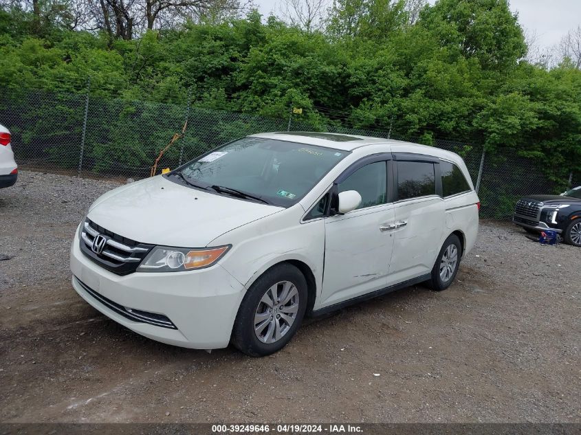 2015 Honda Odyssey Ex-L VIN: 5FNRL5H64FB037650 Lot: 39249646