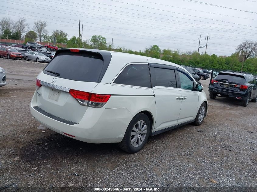 2015 Honda Odyssey Ex-L VIN: 5FNRL5H64FB037650 Lot: 39249646