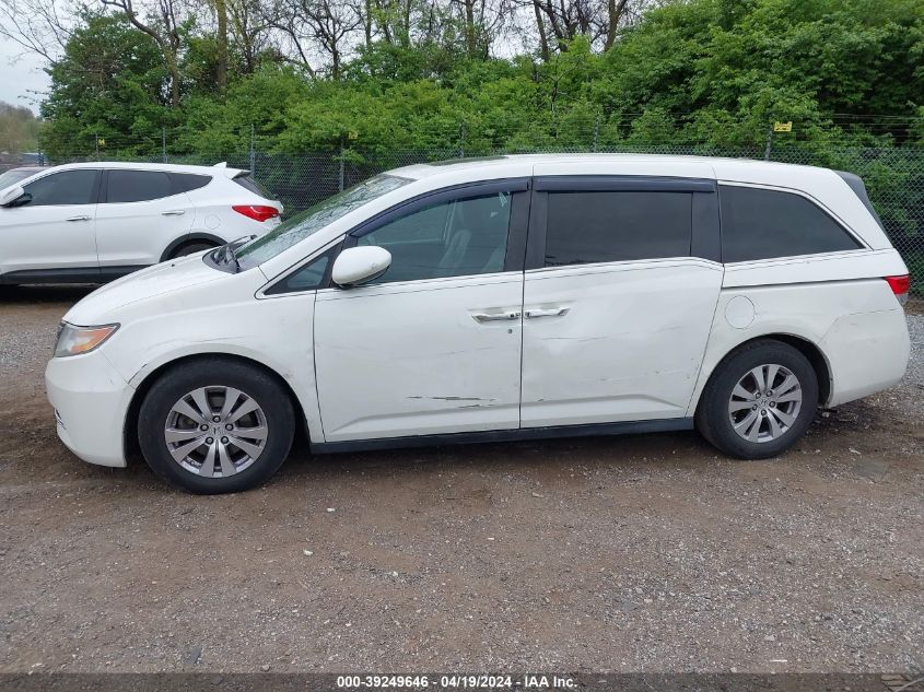 2015 Honda Odyssey Ex-L VIN: 5FNRL5H64FB037650 Lot: 39249646