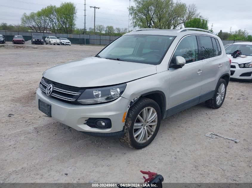 2013 Volkswagen Tiguan Se VIN: WVGBV3AX8DW564470 Lot: 39249661