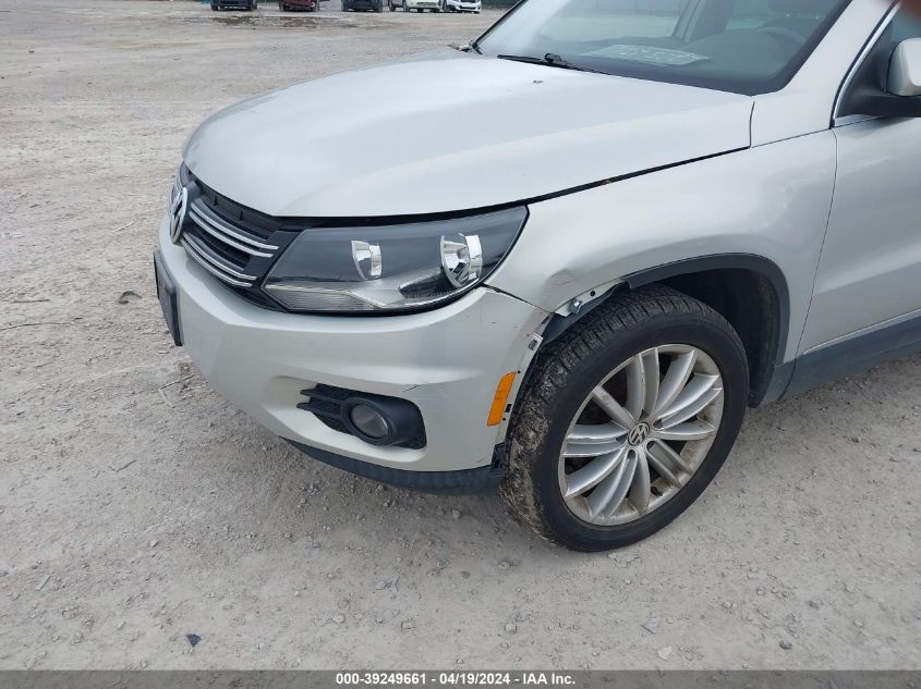 2013 Volkswagen Tiguan Se VIN: WVGBV3AX8DW564470 Lot: 39249661