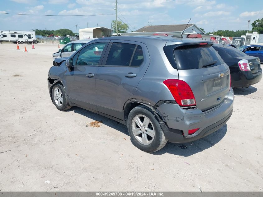 2020 Chevrolet Trax Fwd Ls VIN: 3GNCJKSB0LL317005 Lot: 39249708