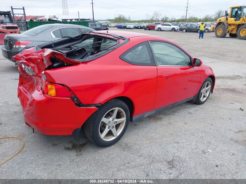 2004 Acura Rsx VIN: JH4DC54864S010045 Lot: 39249732