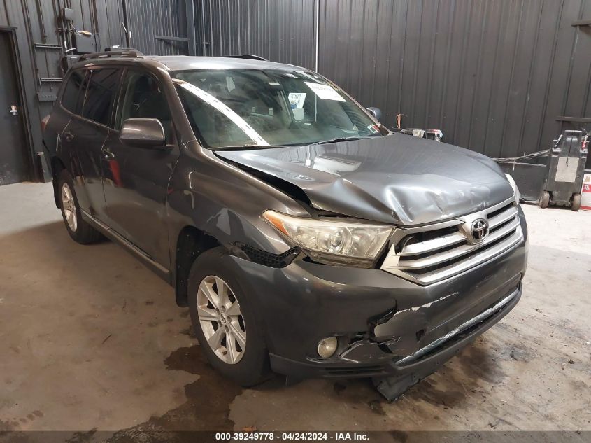 2012 Toyota Highlander Base V6 VIN: 5TDBK3EH7CS142267 Lot: 39249778