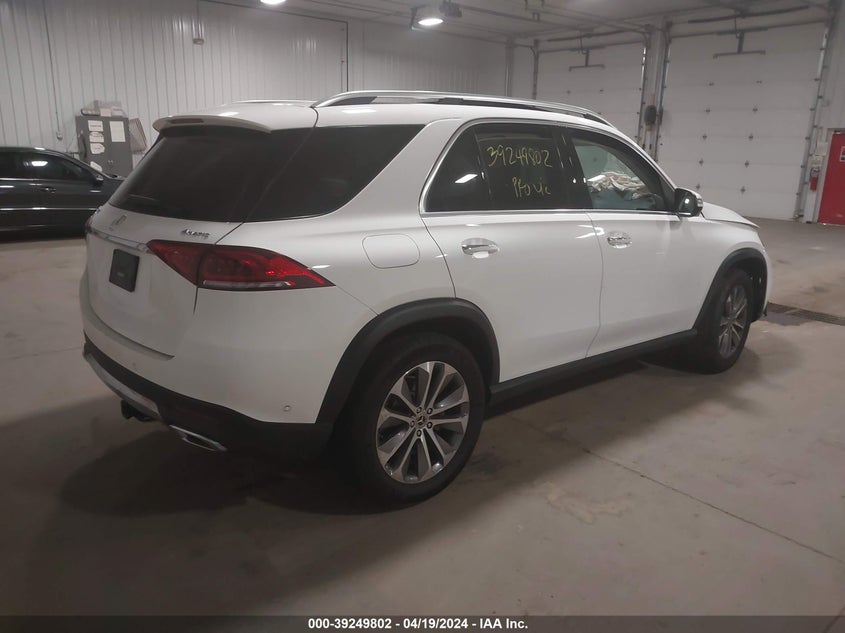 2021 Mercedes-Benz Gle 350 4Matic VIN: 4JGFB4KBXMA370992 Lot: 39249802