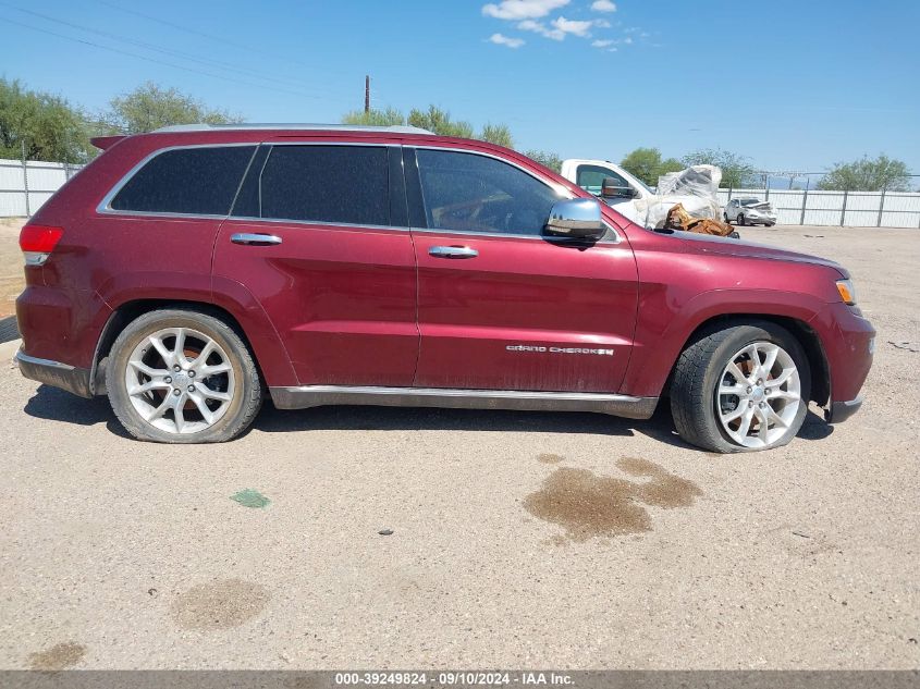 2016 Jeep Grand Cherokee Summit VIN: 1C4RJFJT4GC396054 Lot: 39249824