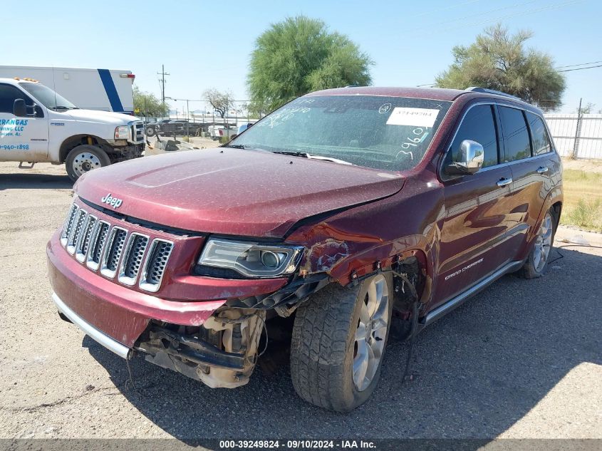 2016 Jeep Grand Cherokee Summit VIN: 1C4RJFJT4GC396054 Lot: 39249824