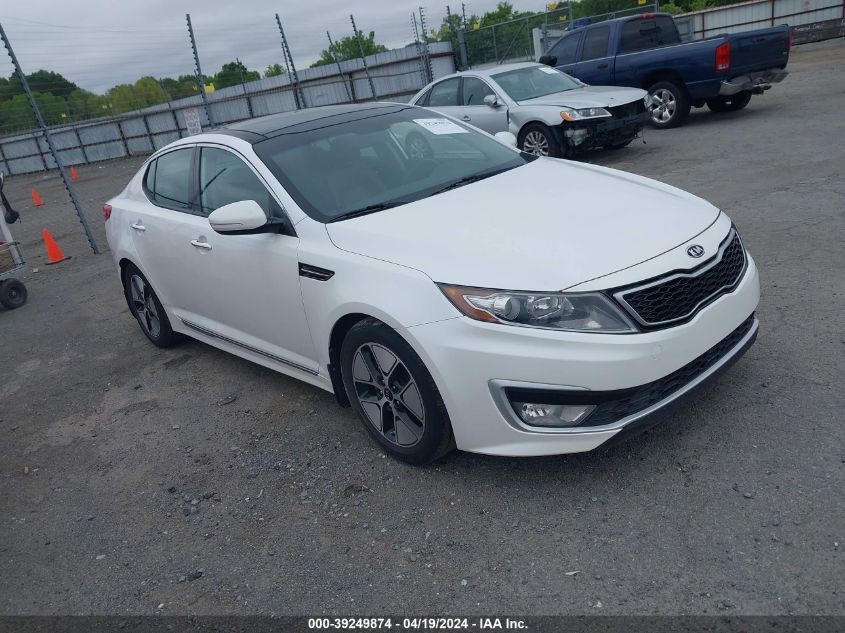 KNAGM4AD9C5016665 2012 Kia Optima Hybrid Ex