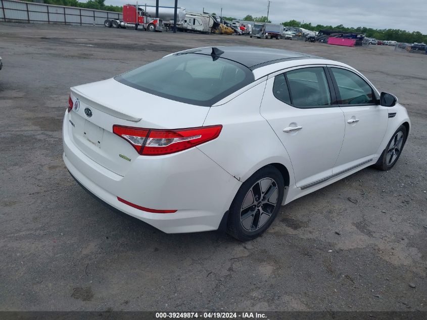 KNAGM4AD9C5016665 2012 Kia Optima Hybrid Ex