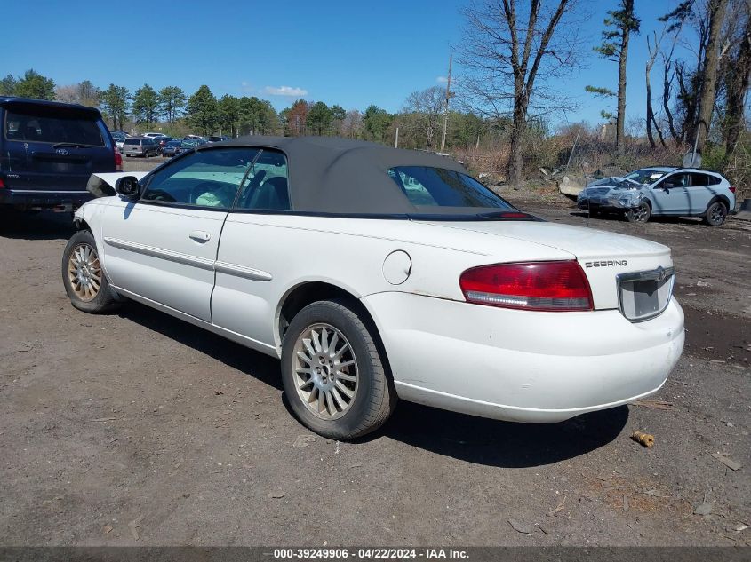 2004 Chrysler Sebring Lxi VIN: 1C3EL55R64N353048 Lot: 39249906