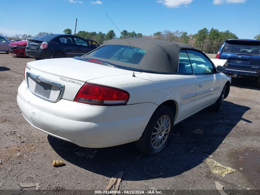 2004 Chrysler Sebring Lxi VIN: 1C3EL55R64N353048 Lot: 39249906