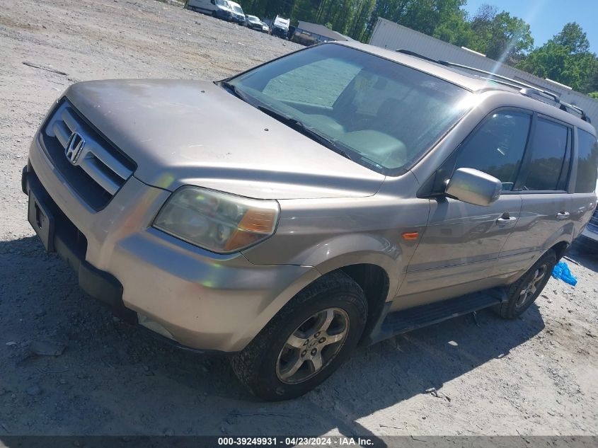 2006 Honda Pilot Ex-L VIN: 5FNYF18506B004051 Lot: 39249931