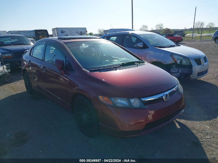 2HGFA16896H520231 | 2006 HONDA CIVIC