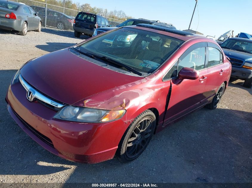 2HGFA16896H520231 | 2006 HONDA CIVIC