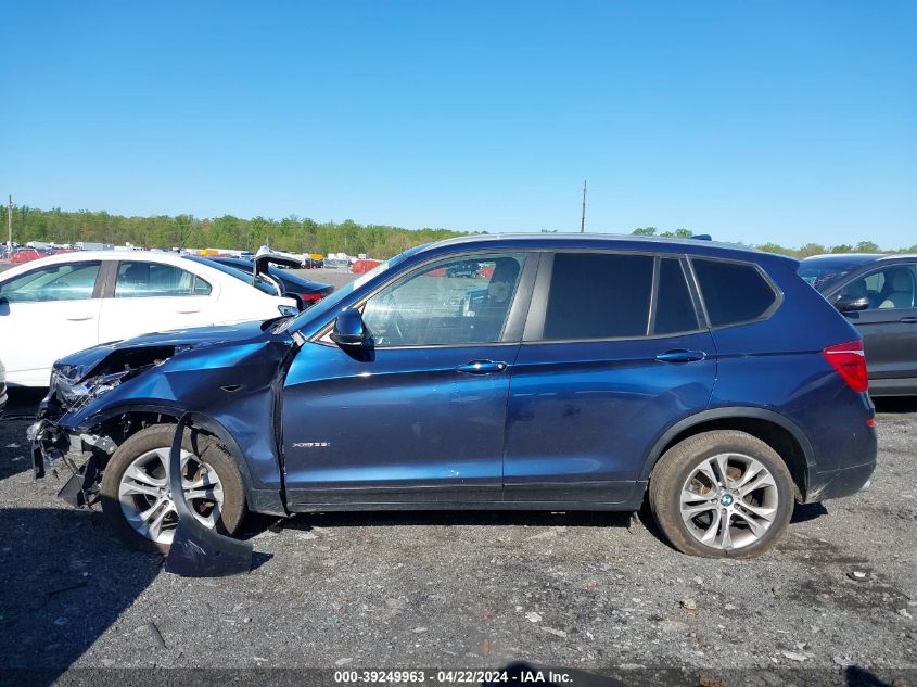 2015 BMW X3 xDrive35I VIN: 5UXWX7C51F0K34564 Lot: 39249963