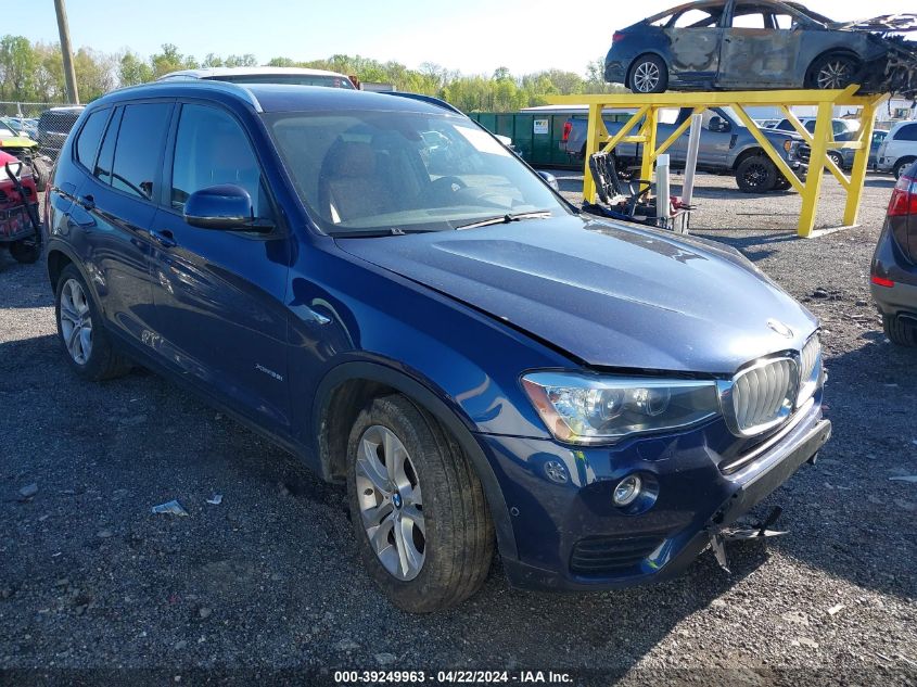 2015 BMW X3 xDrive35I VIN: 5UXWX7C51F0K34564 Lot: 39249963