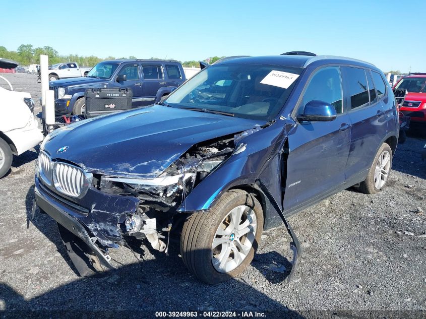 2015 BMW X3 xDrive35I VIN: 5UXWX7C51F0K34564 Lot: 39249963