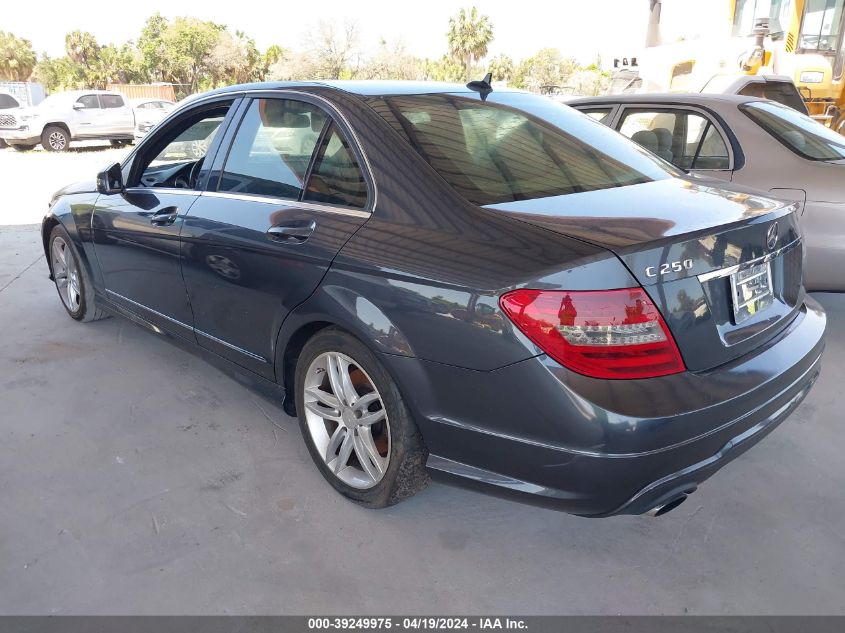 WDDGF4HB9DR289770 | 2013 MERCEDES-BENZ C 250