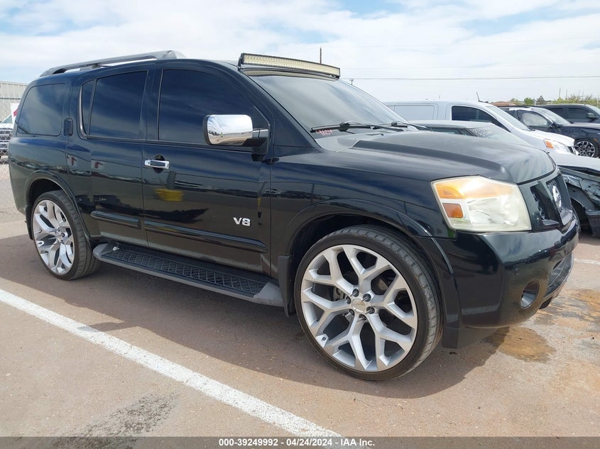 2009 Nissan Armada Se VIN: 5N1BA08D99N601285 Lot: 39249992