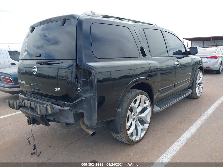 2009 Nissan Armada Se VIN: 5N1BA08D99N601285 Lot: 39249992