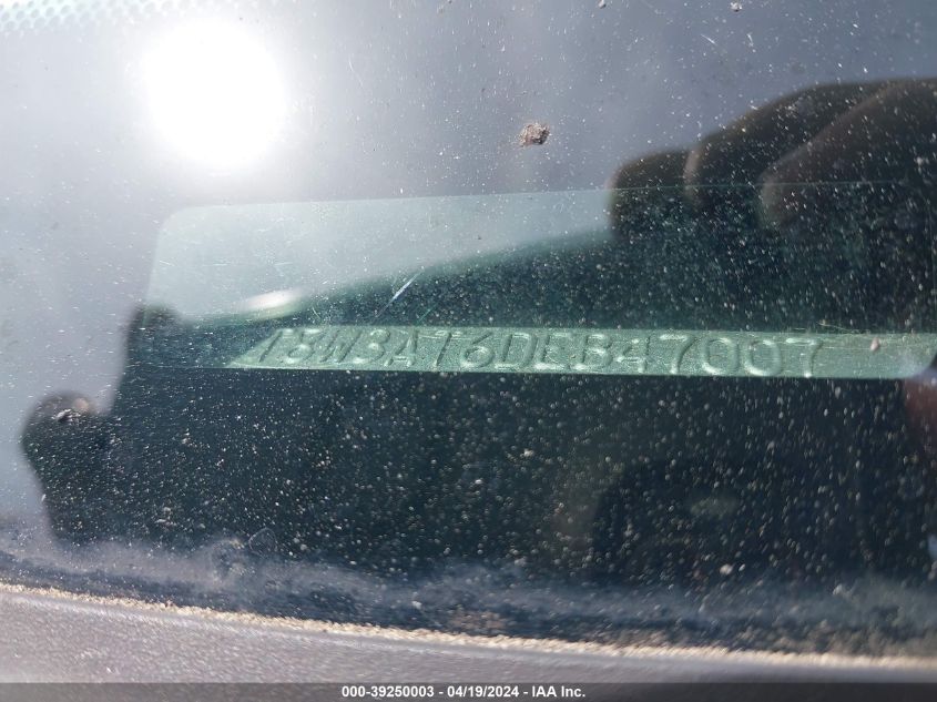 2013 Ford F-350 Xl VIN: 1FT8W3AT6DEB47007 Lot: 39250003