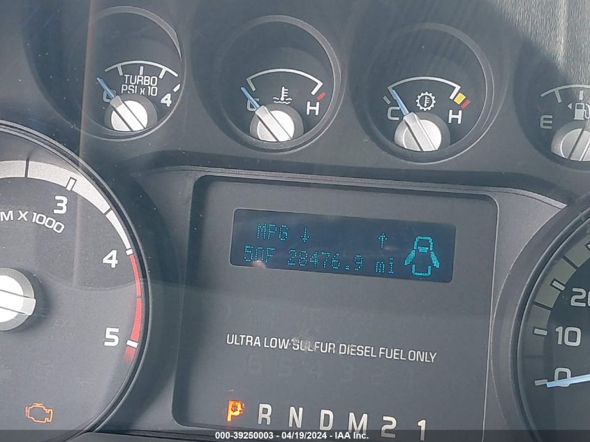 2013 Ford F-350 Xl VIN: 1FT8W3AT6DEB47007 Lot: 39250003