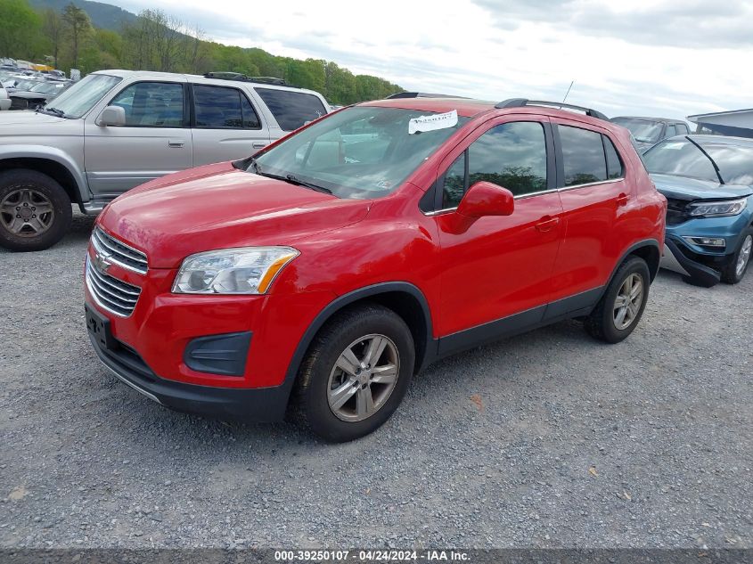 2016 Chevrolet Trax Lt VIN: KL7CJPSB0GB569136 Lot: 39250107