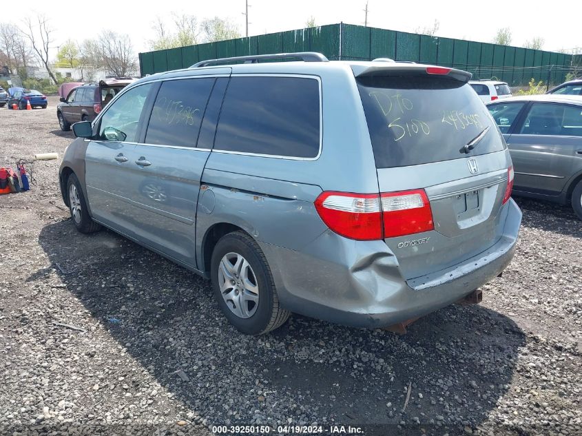 2007 Honda Odyssey Ex-L VIN: 5FNRL38767B028379 Lot: 39250150