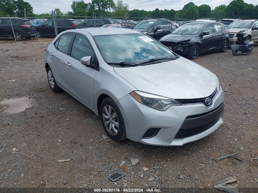 2T1BURHE1FC367845 2015 Toyota Corolla Le