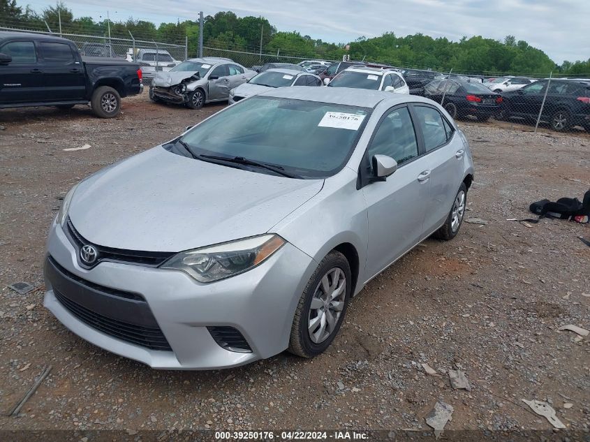 2T1BURHE1FC367845 2015 Toyota Corolla Le