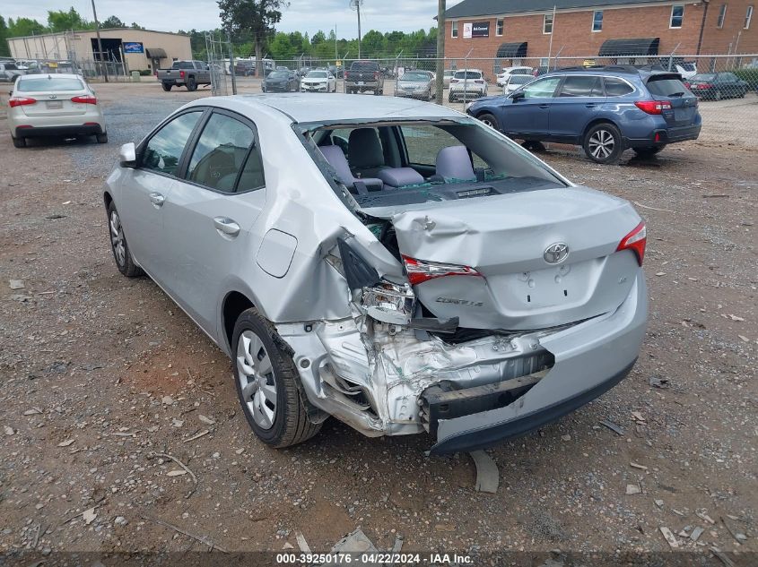 2T1BURHE1FC367845 2015 Toyota Corolla Le