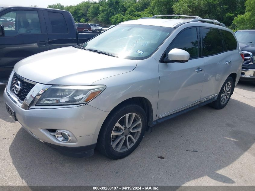 2016 Nissan Pathfinder Sl VIN: 5N1AR2MN5GC623971 Lot: 39250197