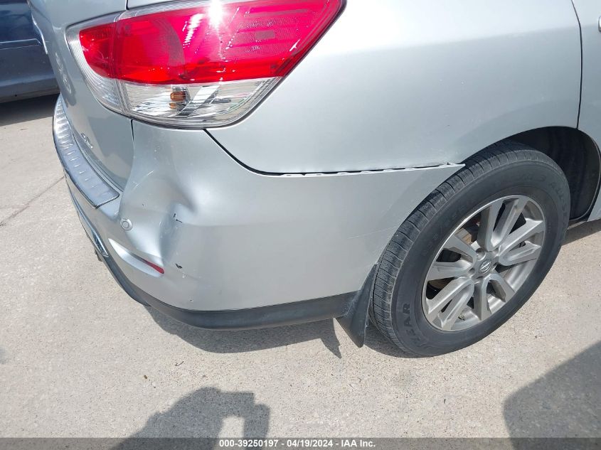 2016 Nissan Pathfinder Sl VIN: 5N1AR2MN5GC623971 Lot: 39250197