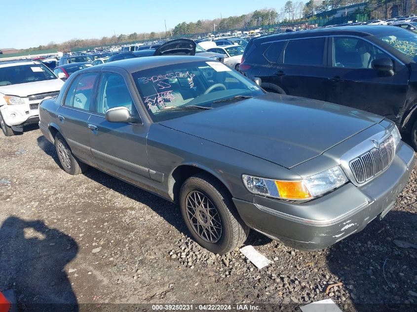 2000 Mercury Grand Marquis Gs VIN: 2MEFM74WXYX606343 Lot: 39250231
