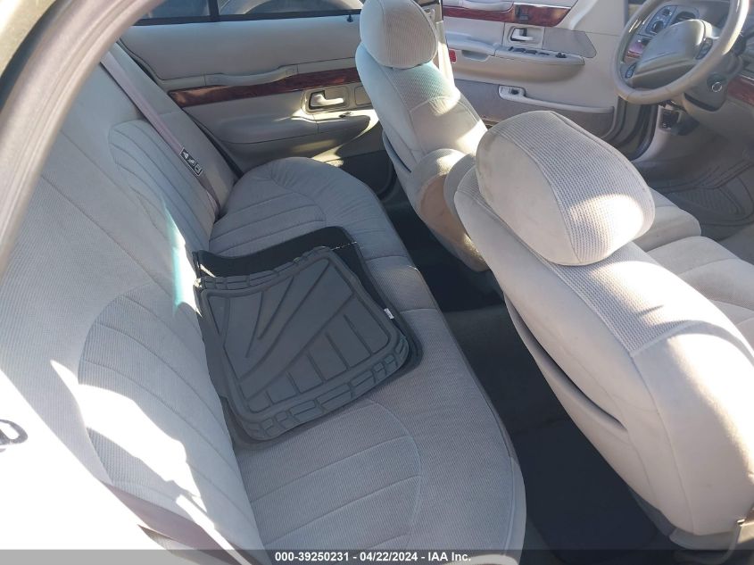 2000 Mercury Grand Marquis Gs VIN: 2MEFM74WXYX606343 Lot: 39250231