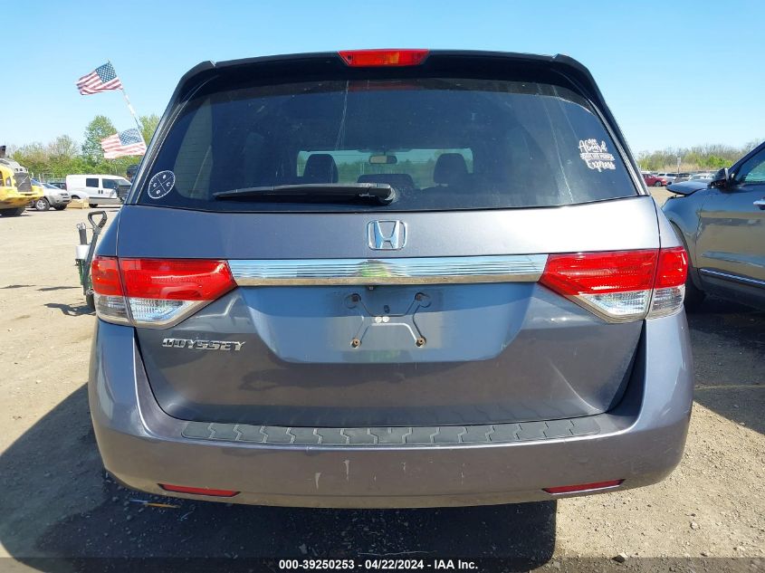 2014 Honda Odyssey Lx VIN: 5FNRL5H27EB094971 Lot: 39250253