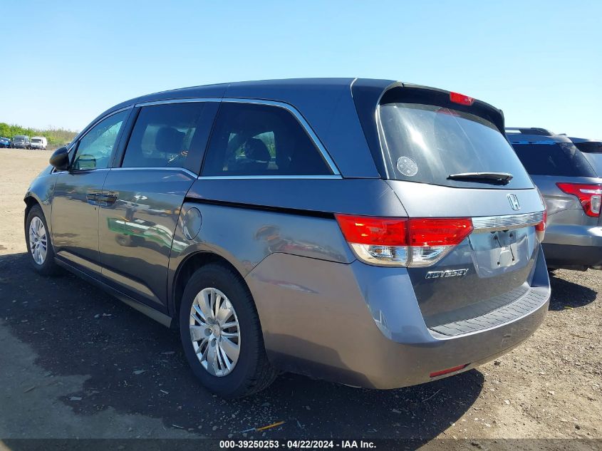 2014 Honda Odyssey Lx VIN: 5FNRL5H27EB094971 Lot: 39250253