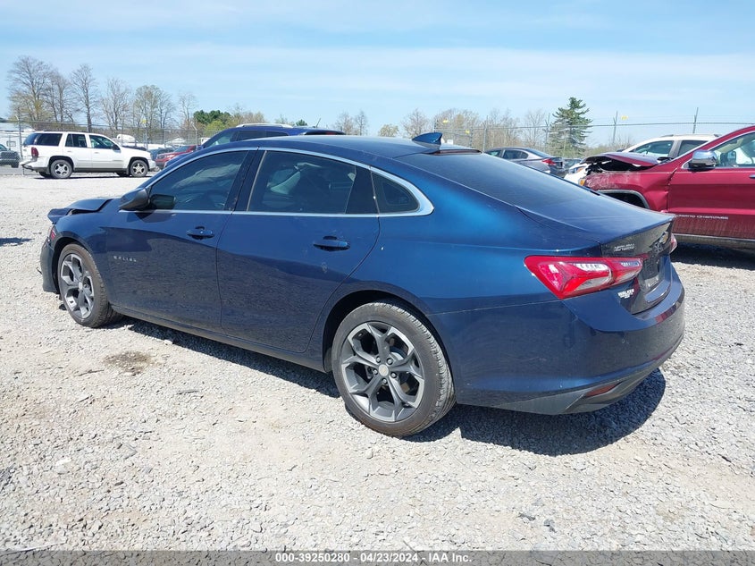 VIN 1G1ZD5ST4NF182671 2022 CHEVROLET MALIBU LT