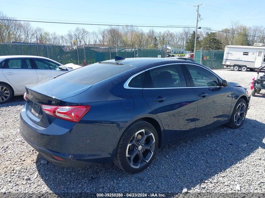VIN 1G1ZD5ST4NF182671 2022 CHEVROLET MALIBU LT