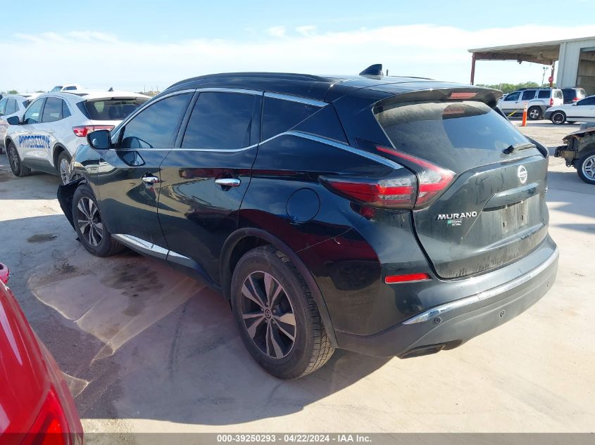 2020 Nissan Murano Sv Intelligent Awd VIN: 5N1AZ2BS3LN104442 Lot: 39250293