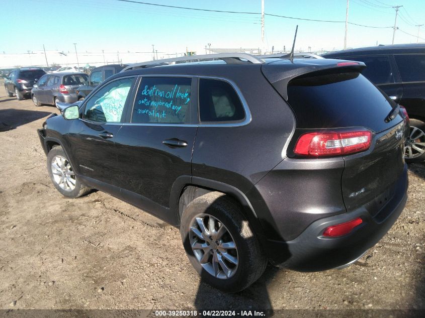 2017 Jeep Cherokee Limited 4X4 VIN: 1C4PJMDS7HW599499 Lot: 39250318