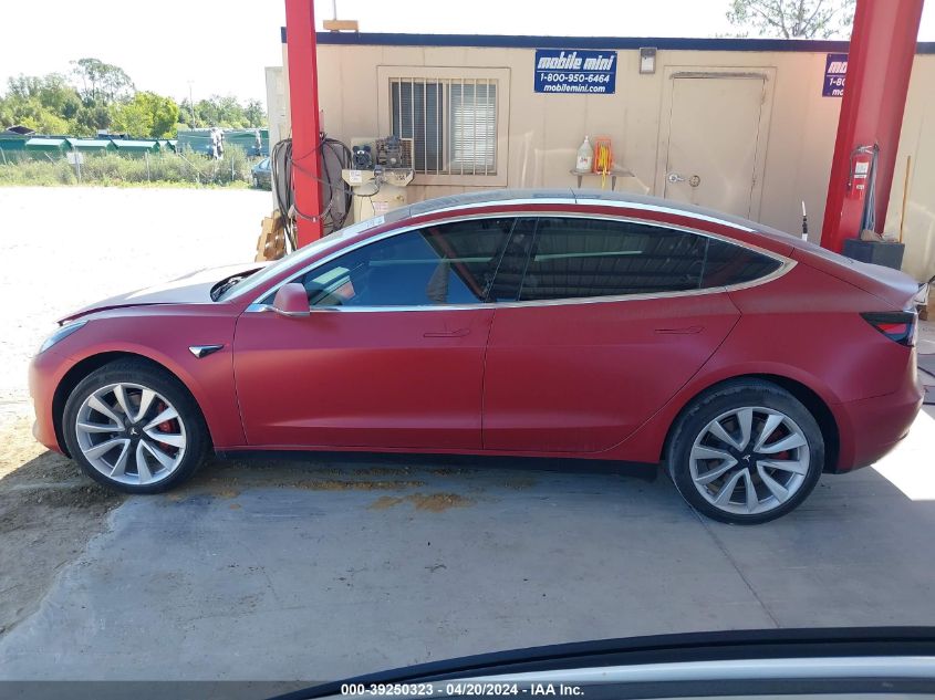 2019 Tesla Model 3 Long Range/Performance VIN: 5YJ3E1EB3KF389817 Lot: 39250323