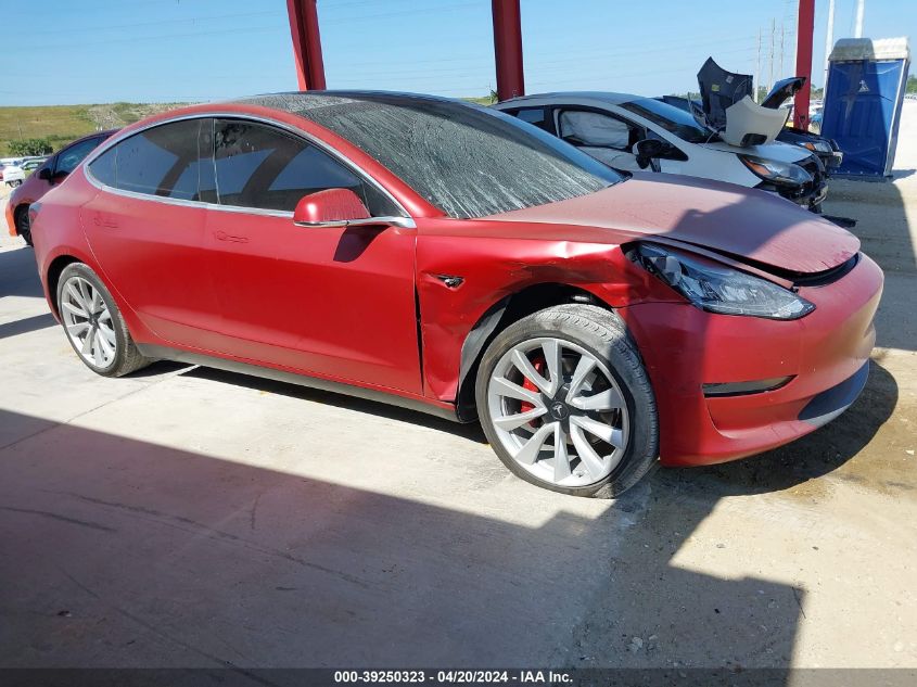 2019 Tesla Model 3 Long Range/Performance VIN: 5YJ3E1EB3KF389817 Lot: 39250323