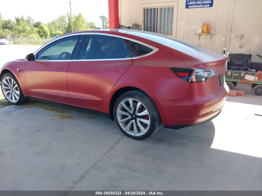 2019 Tesla Model 3 Long Range/Performance VIN: 5YJ3E1EB3KF389817 Lot: 39250323