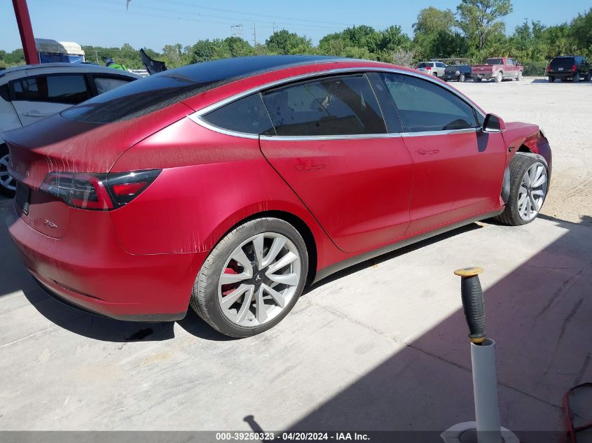 2019 Tesla Model 3 Long Range/Performance VIN: 5YJ3E1EB3KF389817 Lot: 39250323