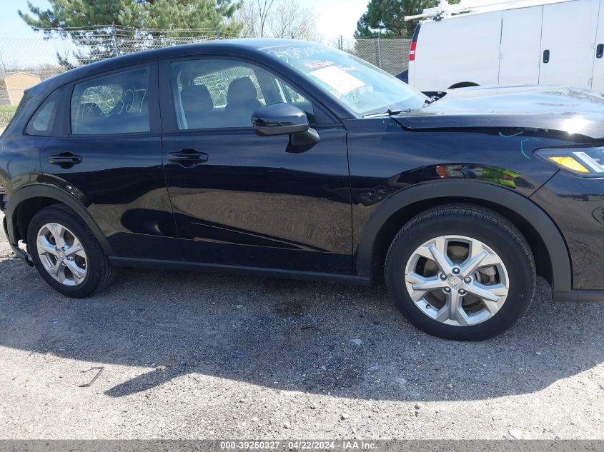 2023 Honda Hr-V 2Wd Lx VIN: 3CZRZ1H3XPM714088 Lot: 39250327