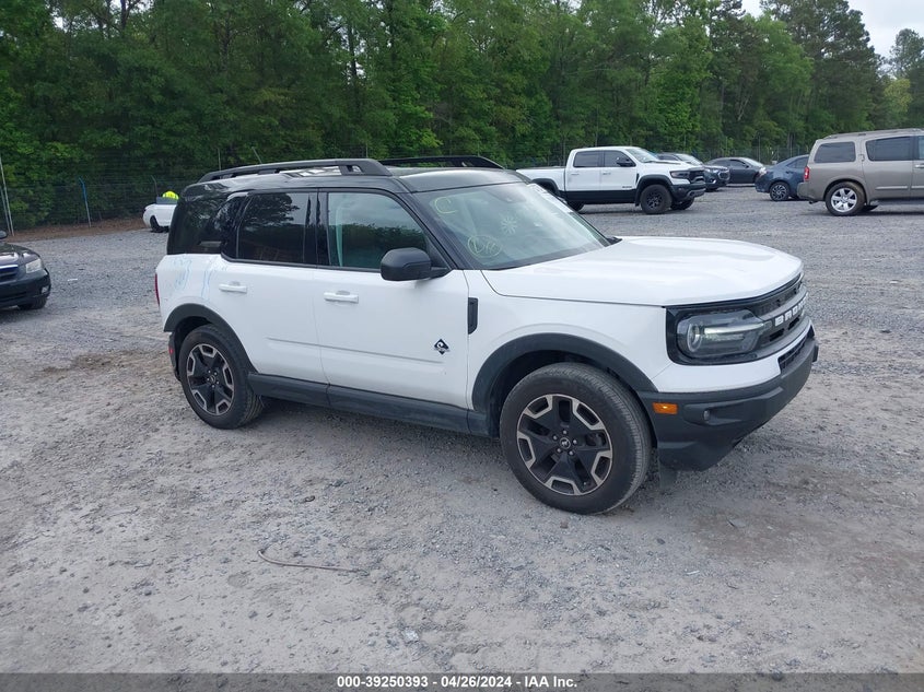 2022 Ford Bronco Sport Outer Banks VIN: 3FMCR9C69NRE23976 Lot: 39250393